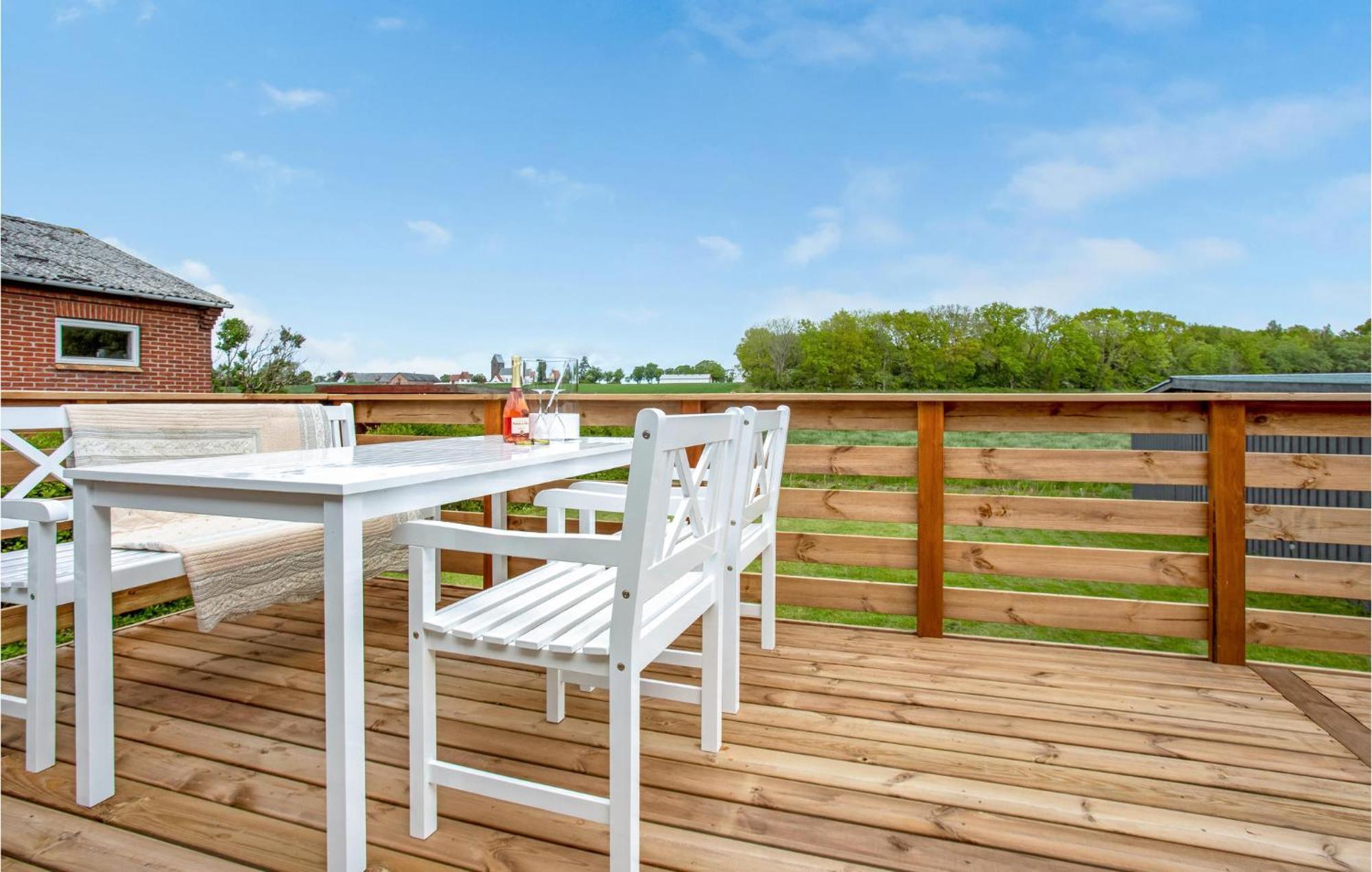 Beautiful Home In Ronne With House A Panoramic View Bagian luar foto
