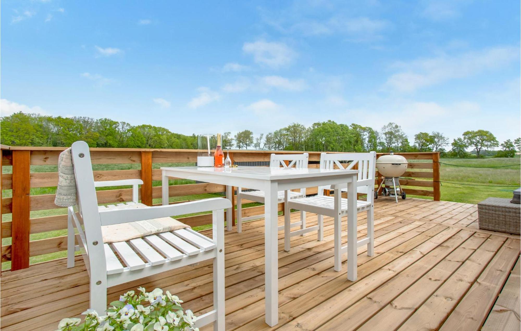 Beautiful Home In Ronne With House A Panoramic View Bagian luar foto